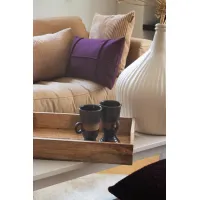 Kussen ruit aubergine 57x35cm